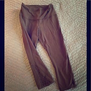 lululemon wunder unders with cut out design